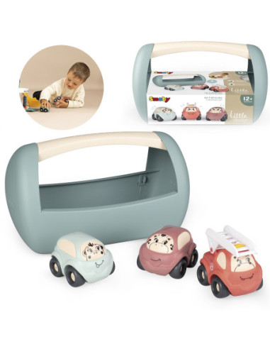 SMOBY Little Skrzyneczka z samochodzikami Vroom Planet