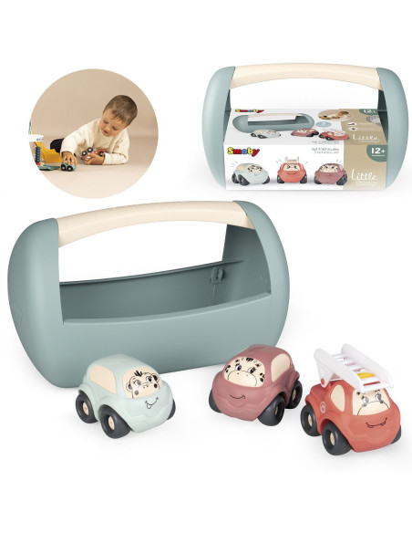 SMOBY Little Skrzyneczka z samochodzikami Vroom Planet
