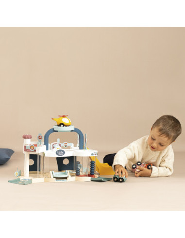 SMOBY Little Skrzyneczka z samochodzikami Vroom Planet