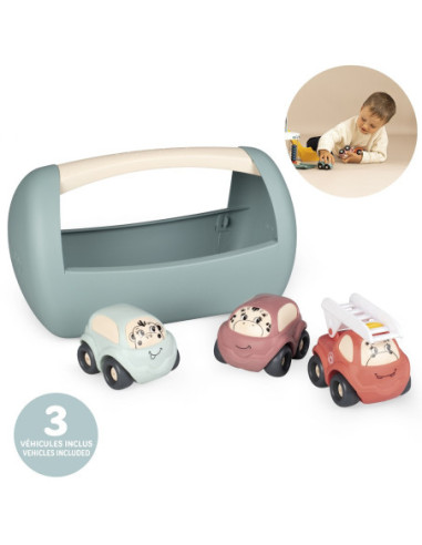 SMOBY Little Skrzyneczka z samochodzikami Vroom Planet