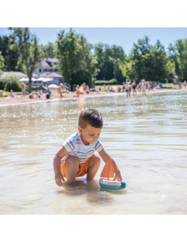 SMOBY Green Żaglówka Łódka do Wody z Bioplastiku