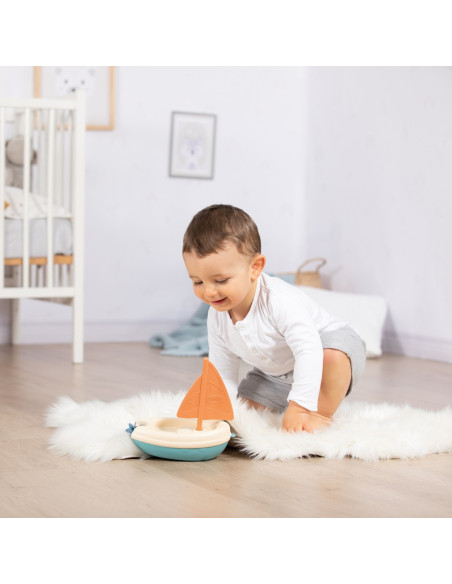 SMOBY Green Żaglówka Łódka do Wody z Bioplastiku