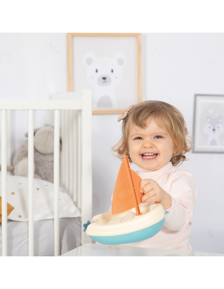 SMOBY Green Żaglówka Łódka do Wody z Bioplastiku