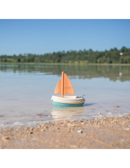 SMOBY Green Żaglówka Łódka do Wody z Bioplastiku