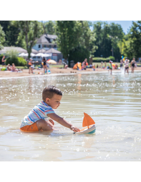 SMOBY Green Żaglówka Łódka do Wody z Bioplastiku