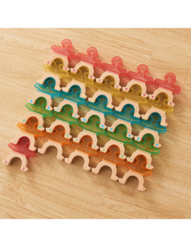 Masterkidz Gra zręcznościowa Balansujące ludziki Figurki alfabet 26 szt.