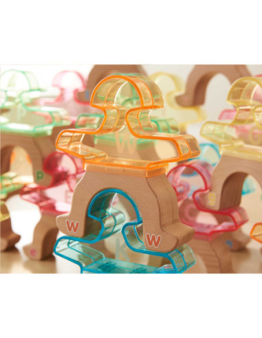 Masterkidz Gra zręcznościowa Balansujące ludziki Figurki alfabet 26 szt.