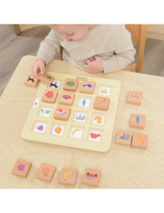 MASTERKIDZ Gra Dopasuj Cienie Łączenie w Pary Rozpoznawanie Przedmiotów 2