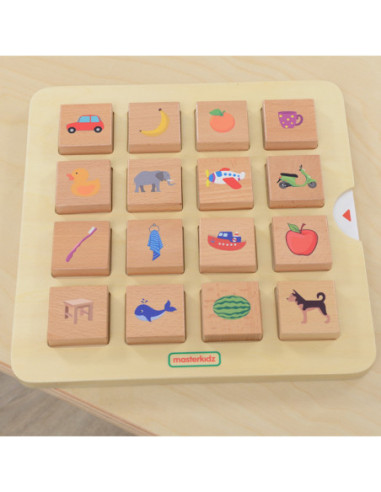 MASTERKIDZ Gra Dopasuj Cienie Łączenie w Pary Rozpoznawanie Przedmiotów