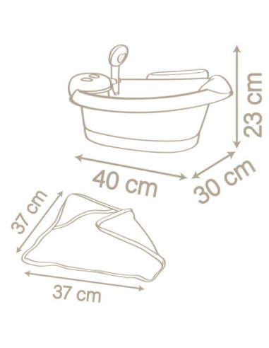 SMOBY Baby Nurse Wanienka z hydromasażem