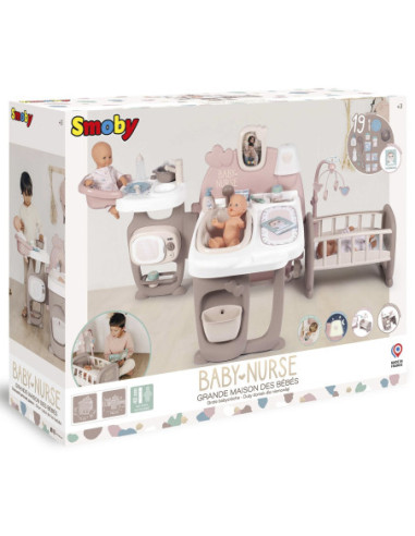 SMOBY Baby Nurse Duży Kącik Opiekunki dla Lalki