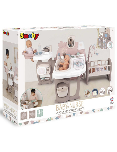 SMOBY Baby Nurse Duży Kącik Opiekunki dla Lalki