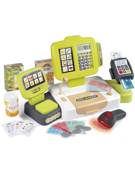 SMOBY Kasa Sklepowa Elektroniczna Ze Skanerem i Wagą