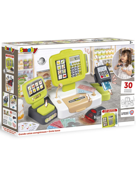 SMOBY Kasa Sklepowa Elektroniczna Ze Skanerem i Wagą
