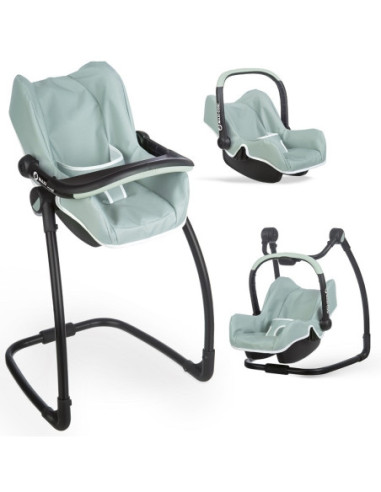 SMOBY Krzesełko do karmienia Maxi Cosi Quinny 3w1 dla lalki Nosidełko Bujak