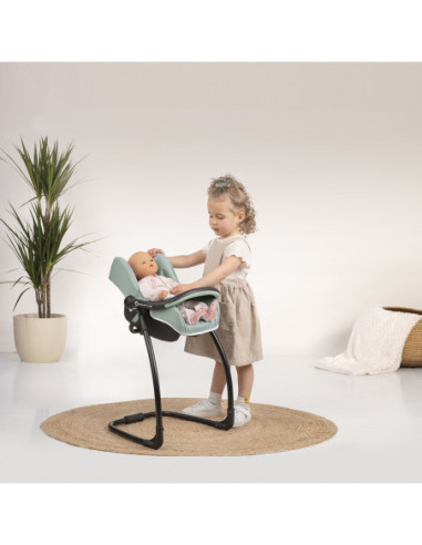 SMOBY Krzesełko do karmienia Maxi Cosi Quinny 3w1 dla lalki Nosidełko Bujak