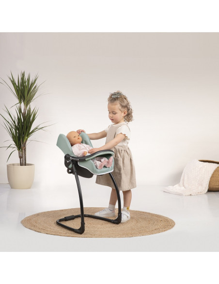 SMOBY Krzesełko do karmienia Maxi Cosi Quinny 3w1 dla lalki Nosidełko Bujak