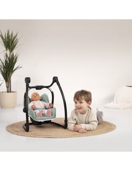 SMOBY Krzesełko do karmienia Maxi Cosi Quinny 3w1 dla lalki Nosidełko Bujak