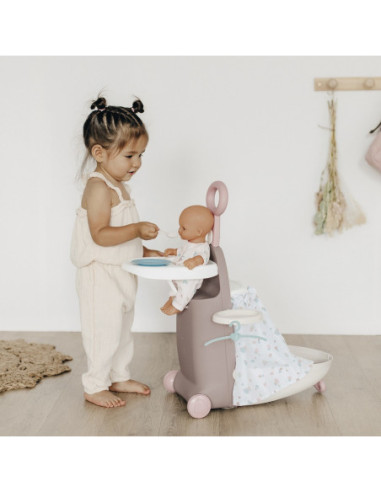 SMOBY Baby Nurse Wielofunkcyjna Walizka z łóżeczkiem dla lalki