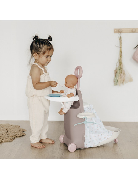 SMOBY Baby Nurse Wielofunkcyjna Walizka z łóżeczkiem dla lalki
