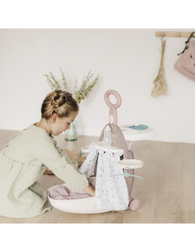 SMOBY Baby Nurse Wielofunkcyjna Walizka z łóżeczkiem dla lalki