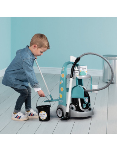 SMOBY Wózek Do Sprzątania z Odkurzaczem