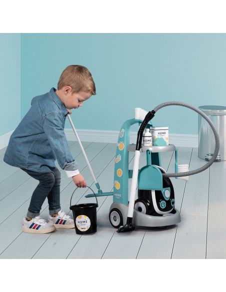 SMOBY Wózek Do Sprzątania z Odkurzaczem