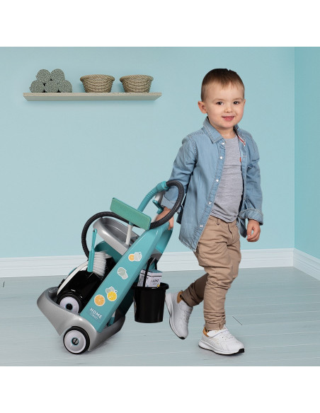 SMOBY Wózek Do Sprzątania z Odkurzaczem