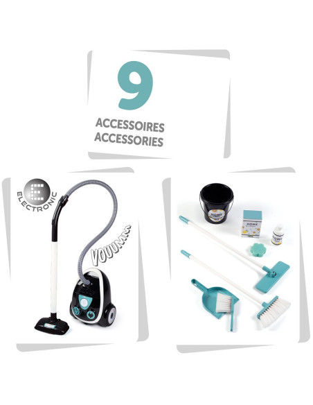 SMOBY Wózek Do Sprzątania z Odkurzaczem