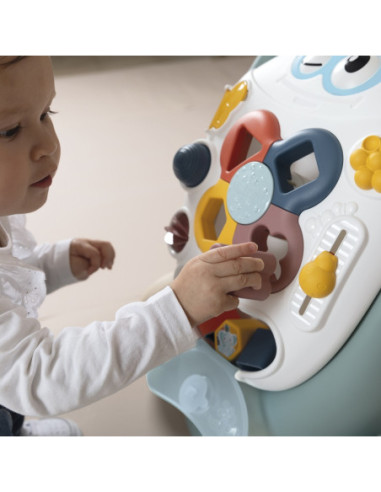 SMOBY Little Chodzik 3w1 Pchacz Interaktywny Wózek