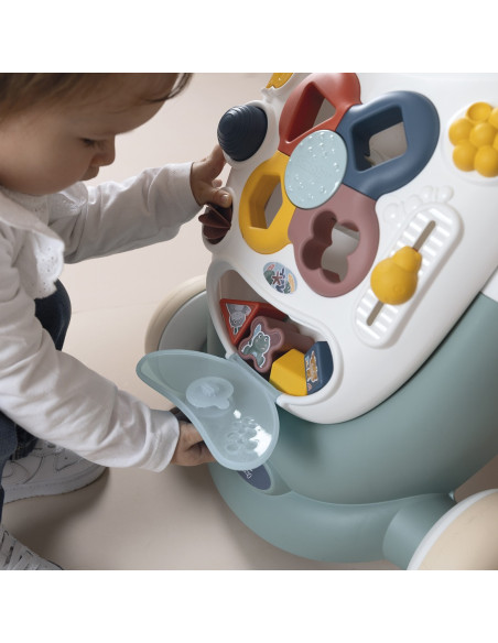SMOBY Little Chodzik 3w1 Pchacz Interaktywny Wózek
