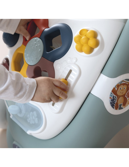 SMOBY Little Chodzik 3w1 Pchacz Interaktywny Wózek