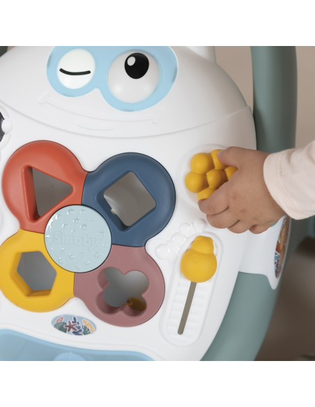 SMOBY Little Chodzik 3w1 Pchacz Interaktywny Wózek