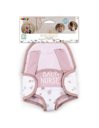 SMOBY Baby Nurse Nosidełko dla lalki 2w1