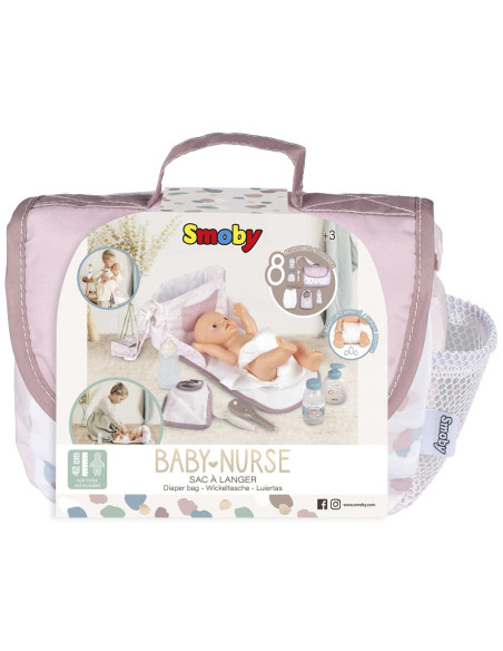 SMOBY Baby Nurse Torba Do Przewijania + Akcesoria dla lalki
