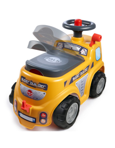 Falk Jeździk Samochód Budowniczy z Otwieranym Siedziskiem + akc. od 1 Roku