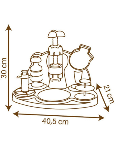 SMOBY Chef Fabryka Ciasteczek Zdrowych Ciastek