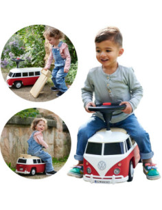 BIG Volkswagen Van Ride-on Car for Kids + Sound