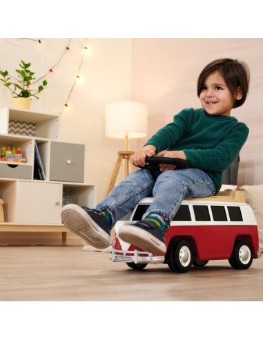 BIG Jeździk Volkswagen Van Samochód Auto dla Dzieci + Dźwięk