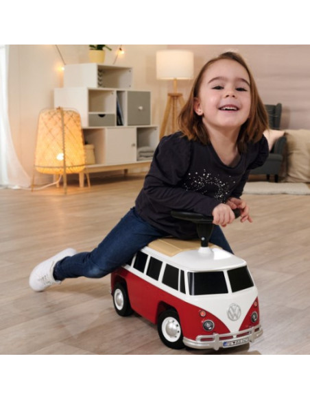 BIG Jeździk Volkswagen Van Samochód Auto dla Dzieci + Dźwięk