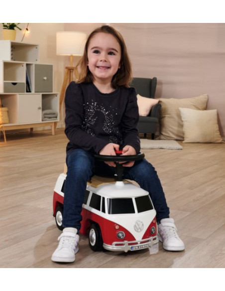 BIG Jeździk Volkswagen Van Samochód Auto dla Dzieci + Dźwięk