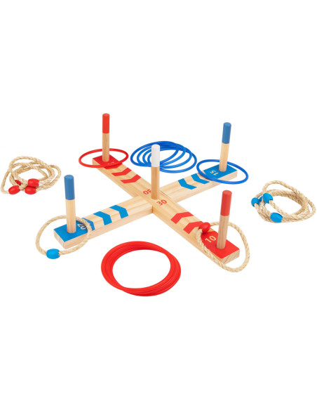 Tooky Toy Drewniana Gra Fun Serso Zręcznościowa Ring Cross