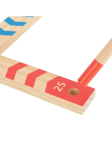 Tooky Toy Drewniana Gra Fun Serso Zręcznościowa Ring Cross