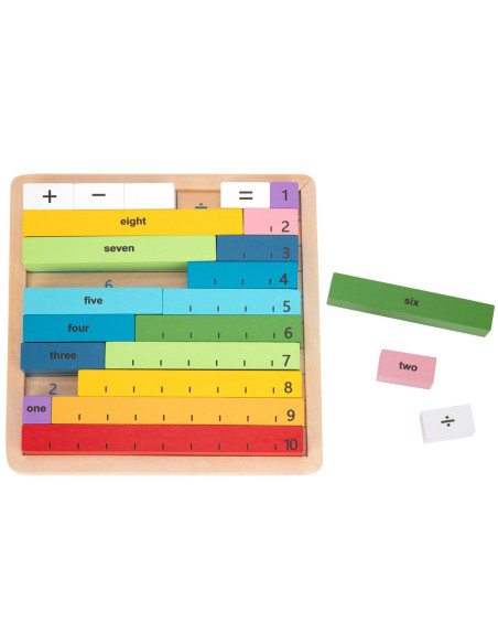 Tooky Toy Drewniana Tablica Matematyczna Nauka Liczenia Liczydło