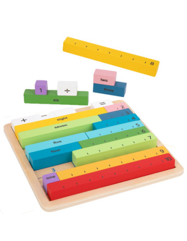 Tooky Toy Drewniana Tablica Matematyczna Nauka Liczenia Liczydło
