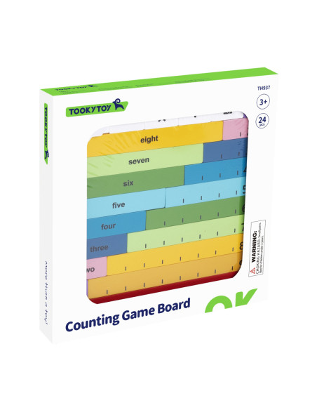 Tooky Toy Drewniana Tablica Matematyczna Nauka Liczenia Liczydło
