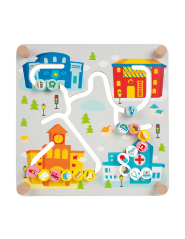 CLASSIC WORLD Gra Logiczna 2w1 Segregacja Odpadów Sorter Miasto