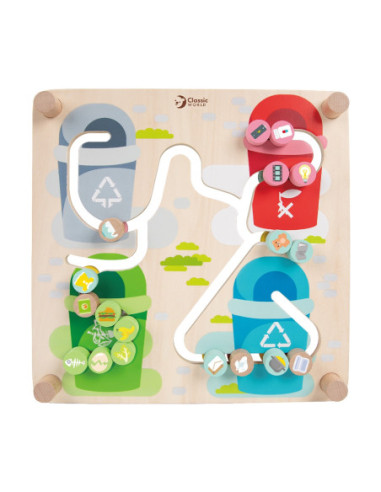 CLASSIC WORLD Gra Logiczna 2w1 Segregacja Odpadów Sorter Miasto