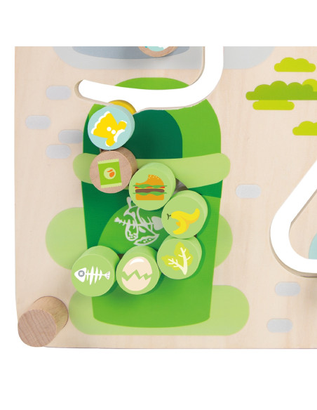 CLASSIC WORLD Gra Logiczna 2w1 Segregacja Odpadów Sorter Miasto