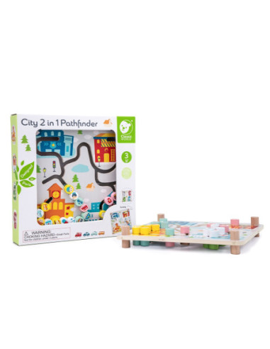 CLASSIC WORLD Gra Logiczna 2w1 Segregacja Odpadów Sorter Miasto